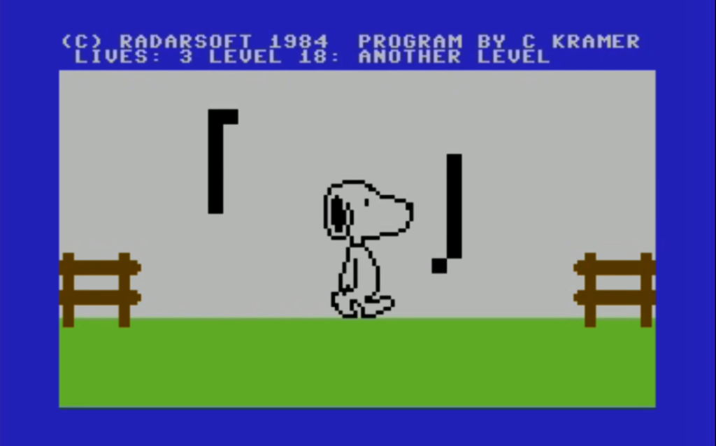 snoopy c64 meniac review retogames