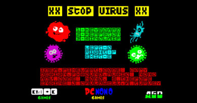 stop virus ZX meniac retrogames news