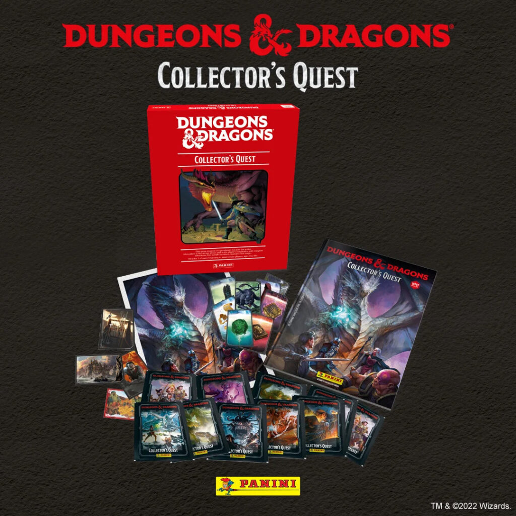 d and d collectors quest panini meniac news