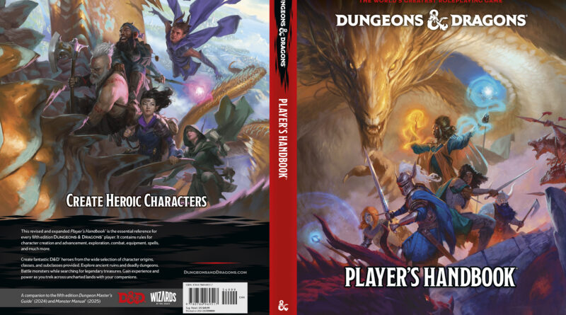 DandD - meniac news - Player's Handbook Traditional Cover_Full Cover